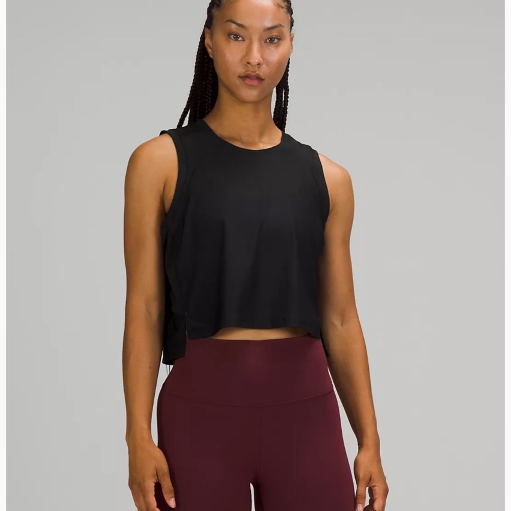 Lululemon Mesh-Back Box Crop